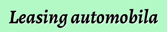 Leasing automobila