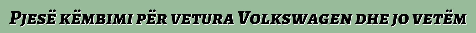 Pjesë këmbimi për vetura Volkswagen dhe jo vetëm