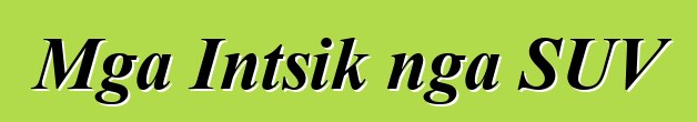 Mga Intsik nga SUV