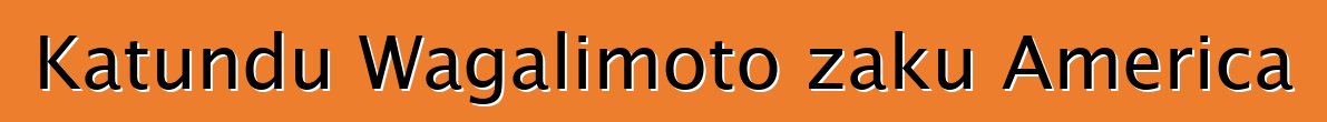 Katundu Wagalimoto zaku America