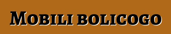 Mobili bolicogo