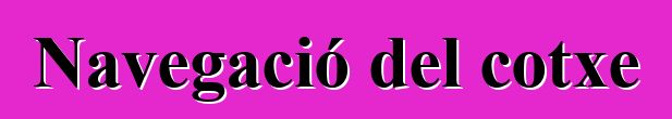 Navegació del cotxe