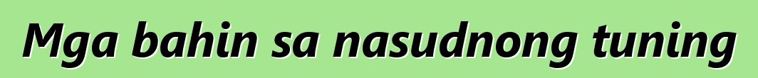 Mga bahin sa nasudnong tuning