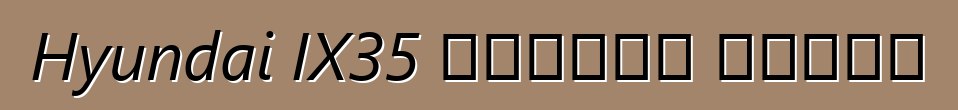 Hyundai IX35 গাড়ি। রিভিউ