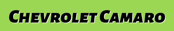 Chevrolet Camaro