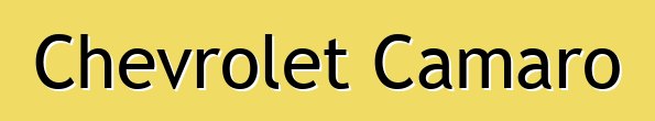 Chevrolet Camaro