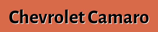 Chevrolet Camaro