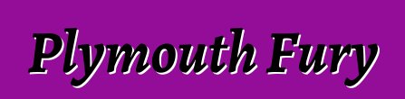 Plymouth Fury
