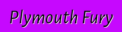 Plymouth Fury