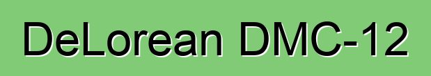 DeLorean DMC-12