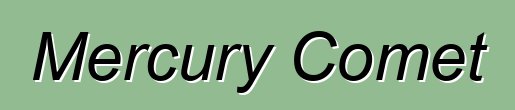 Mercury Comet