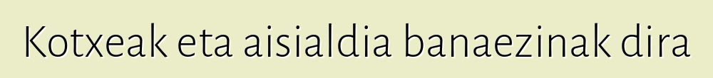 Kotxeak eta aisialdia banaezinak dira