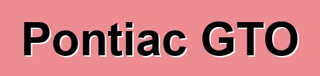 Pontiac GTO