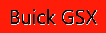 Buick GSX