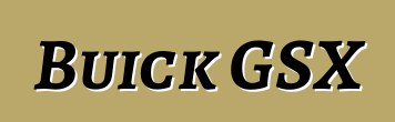 Buick GSX