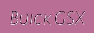 Buick GSX