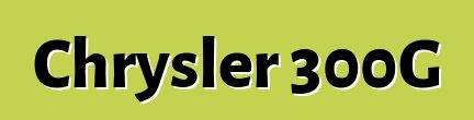 Chrysler 300G