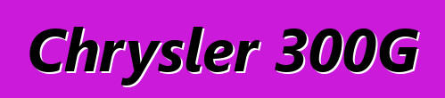 Chrysler 300G
