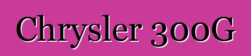 Chrysler 300G