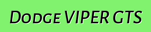Dodge VIPER GTS