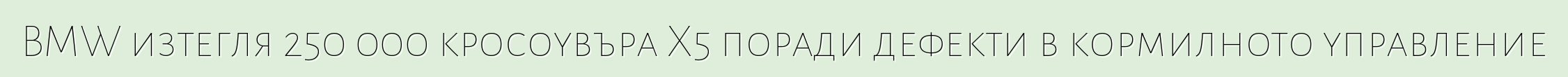 BMW изтегля 250 000 кросоувъра X5 поради дефекти в кормилното управление