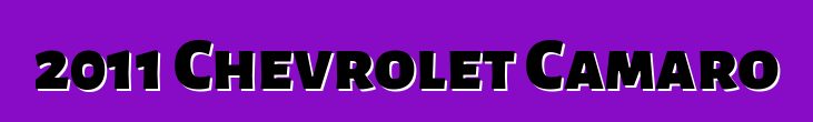 2011 Chevrolet Camaro