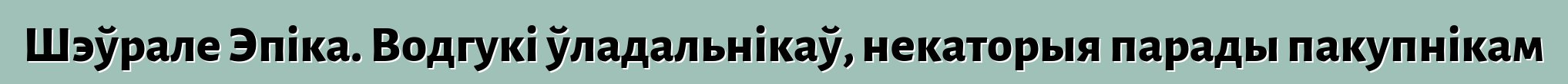 Шэўрале Эпіка. Водгукі ўладальнікаў, некаторыя парады пакупнікам