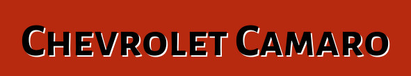 Chevrolet Camaro