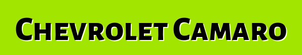 Chevrolet Camaro