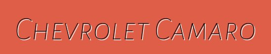 Chevrolet Camaro