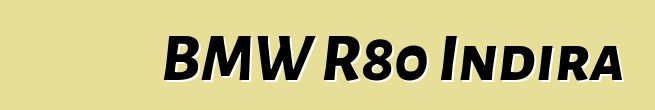 متسابق المقهى BMW R80 Indira