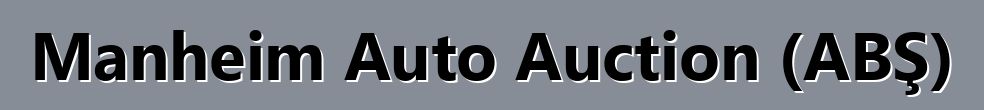 Manheim Auto Auction (ABŞ)