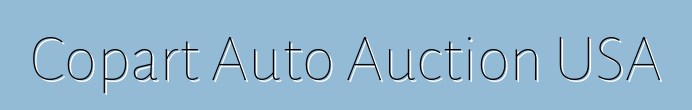 Copart Auto Auction USA