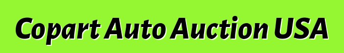 Copart Auto Auction USA