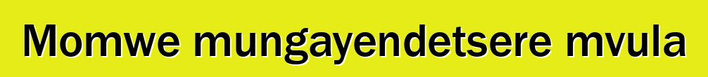 Momwe mungayendetsere mvula