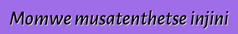 Momwe musatenthetse injini
