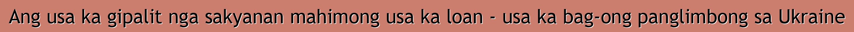 Ang usa ka gipalit nga sakyanan mahimong usa ka loan - usa ka bag-ong panglimbong sa Ukraine