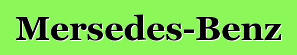 Mersedes-Benz