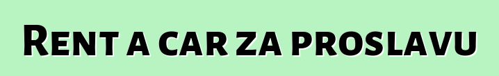 Rent a car za proslavu