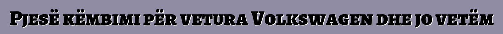 Pjesë këmbimi për vetura Volkswagen dhe jo vetëm