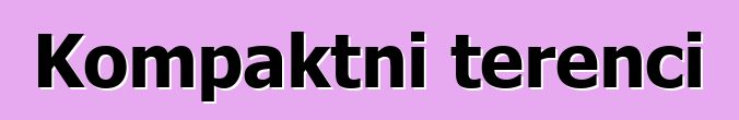 Kompaktni terenci