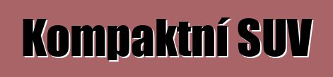 Kompaktní SUV