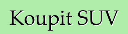 Koupit SUV
