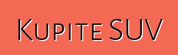 Kupite SUV