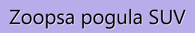 Zoopsa pogula SUV