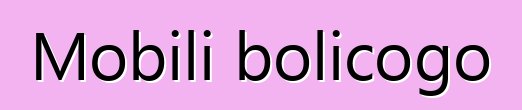 Mobili bolicogo