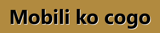 Mobili ko cogo