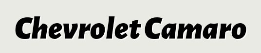 Chevrolet Camaro