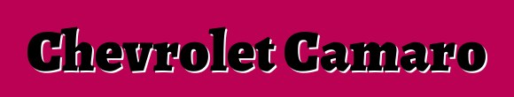 Chevrolet Camaro