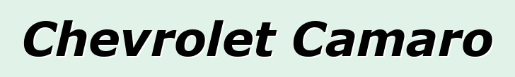 Chevrolet Camaro